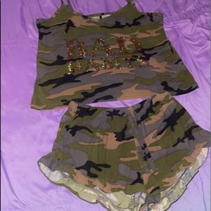 Two piece pajamas size small